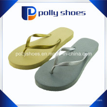 Sandálias Femininas Thong Flip Flop em Prata Tamanho 11